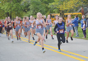 Charger girls 2nd overall at Chariton invite X-C meet